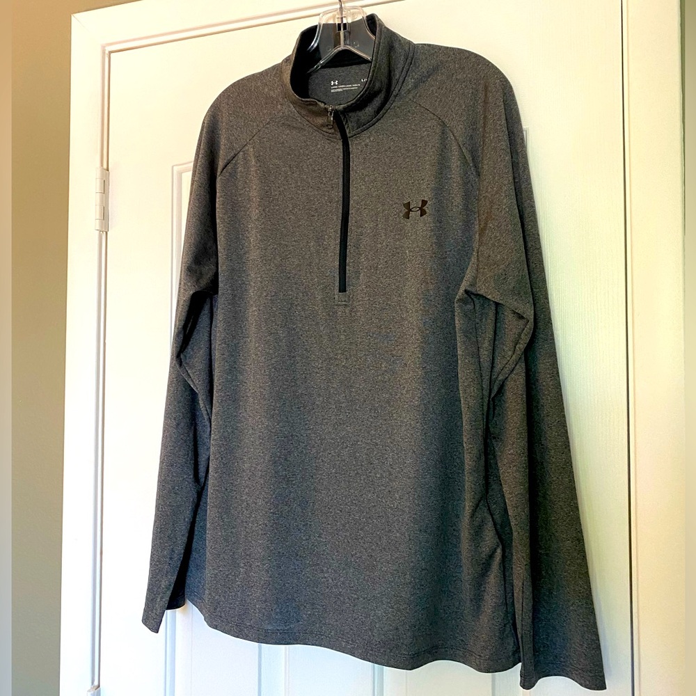 Under Armour Quarter Zip, dark gray, large